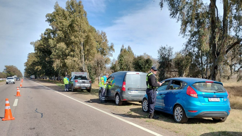 Controles de tránsito en La Pampa 17 alcoholemias positivas durante el