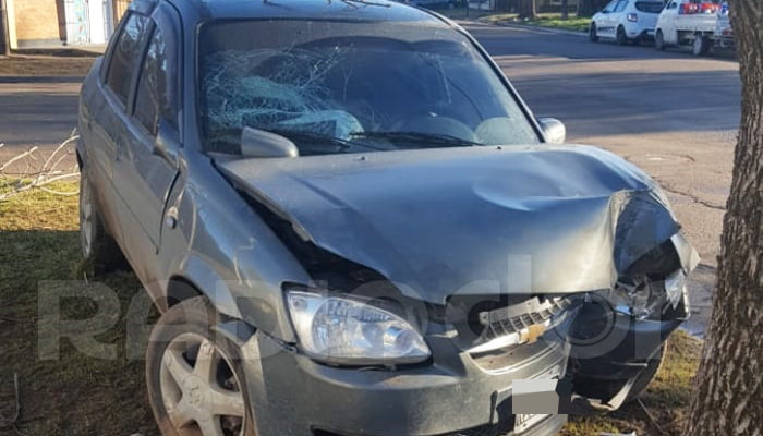 Choque Corsa Fuga Policia Castex 12julio2019