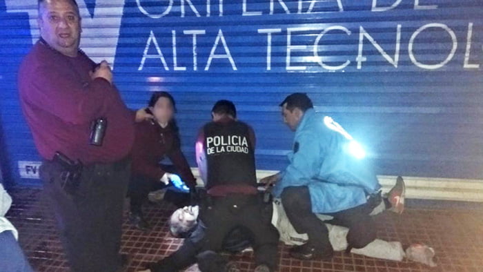 Muerto golpeado seguridad supermercado coto 21agosto2019