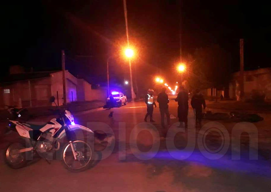 Choque motos castex 8octubre2019