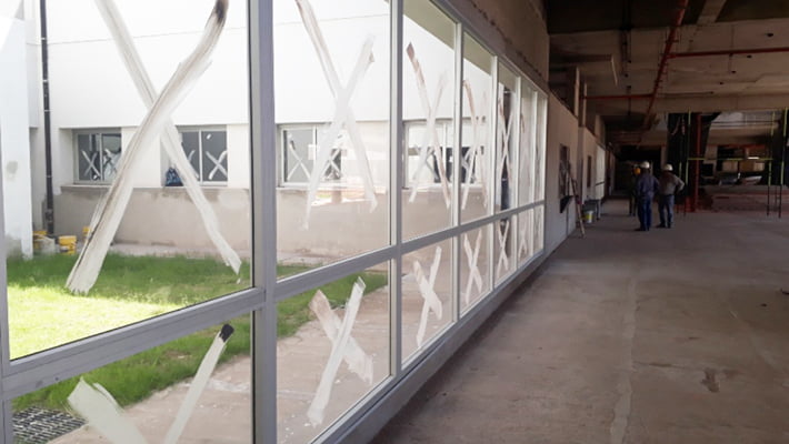 Hospital altacomplejidad santarosa colocacion aberturas 28febrero2020