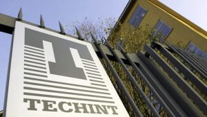 Techint edificio cartel 27marzo2020
