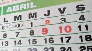 Calendario Abril 8abril2020