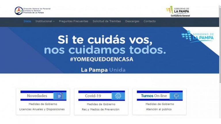 Sitio Web Direccionpersonal Lapampa 23junio2020