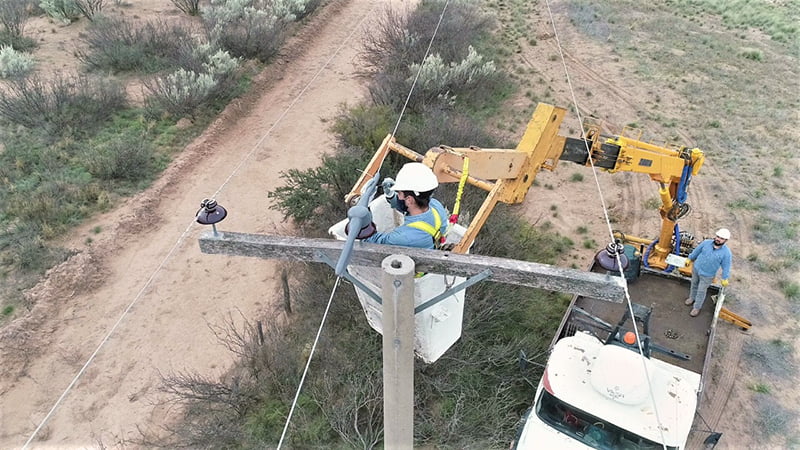Ape operarios tendido electrico aerea 22julio2020 2