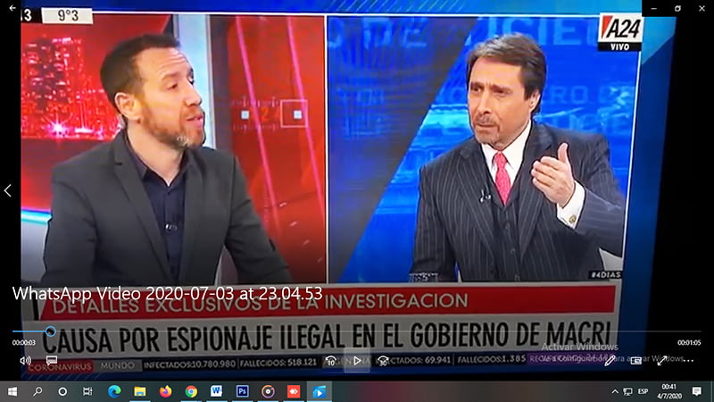 Feinmanneduardo Noticiero A24 3julio2020