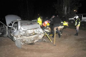 Choque Taxi Rutanacional35 Santarosa 6julio2020