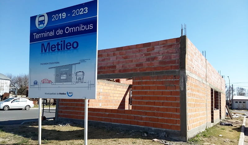 Metileo Terminal Omnibus Construccion 15agosto2020