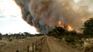 Incendio monte calden picada 24setiembre2020