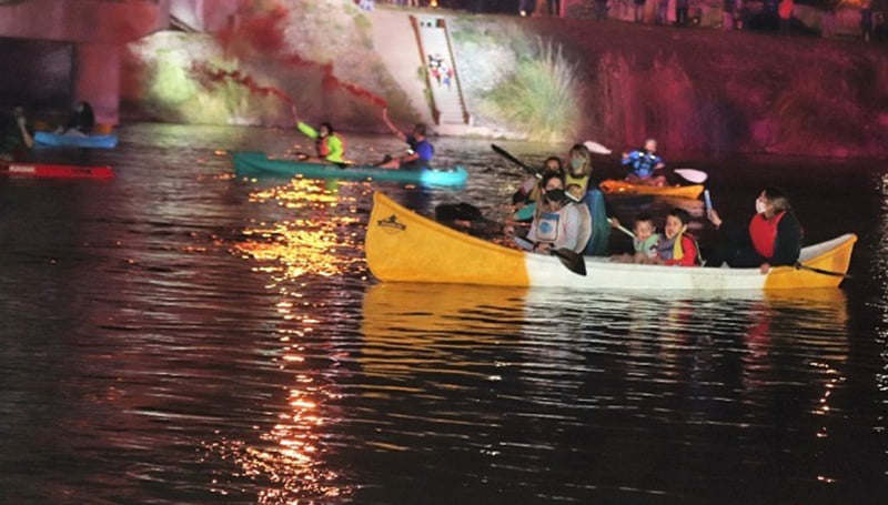 Kayak rio colorado noche laadela 25setiembre2020