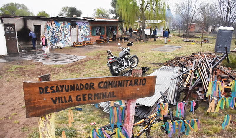 Desayunador comunitario villagerminal incendio 13octubre2020