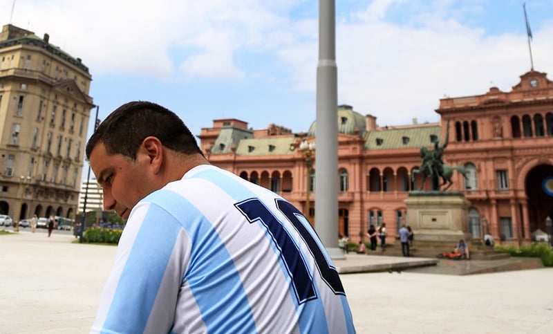 Casarosada Hincha Camiseta Maradonadiego 25noviembre2020