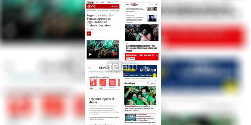 Aborto sancion medios mundo 30diciembre2020
