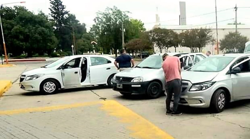 Taxistas autos terminal castex 26enero2021
