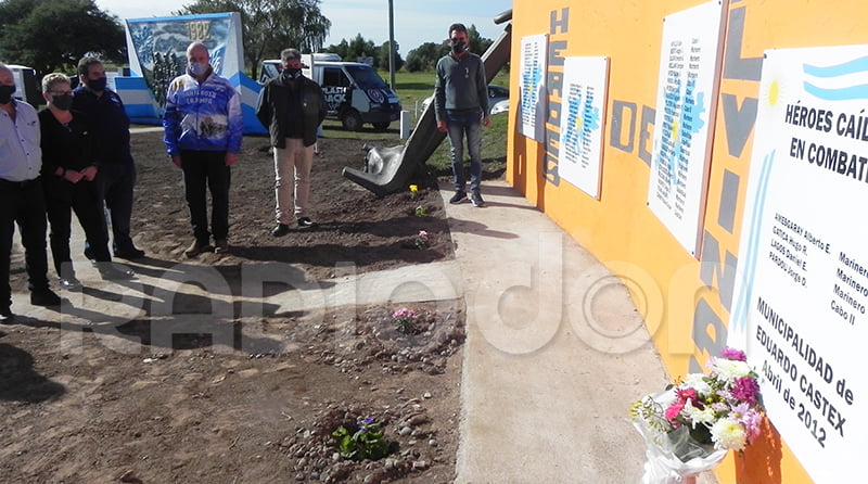 Acto Malvinas Excombatientes Ofrenda Floral 2abril2021