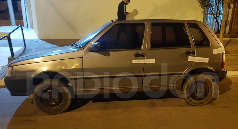 Fiat Uno Secuestro Policia Castex 16mayo2021