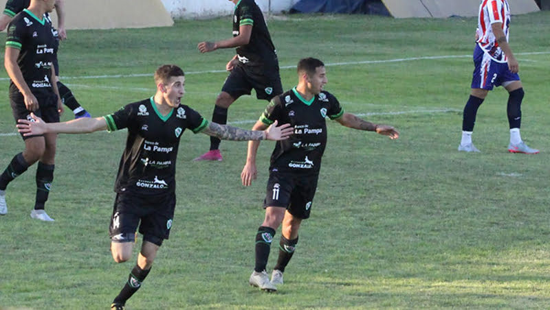 Torneofederala Ferro Generalpico Festejo Jugadores 8mayo2021