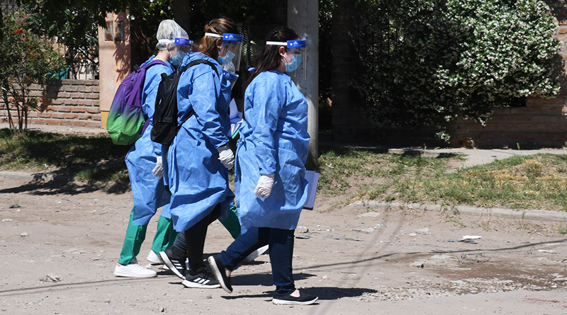 Busquedaactiva Barrios Santarosa Trabajadores Salud Caminata 16junio2021