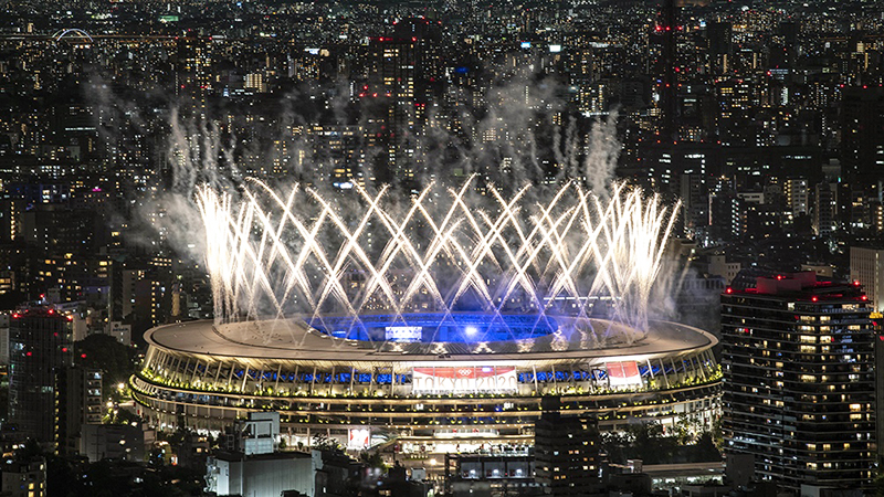 Juegosolimpicos Estadio Fuegos Artificiales 10agosto2021