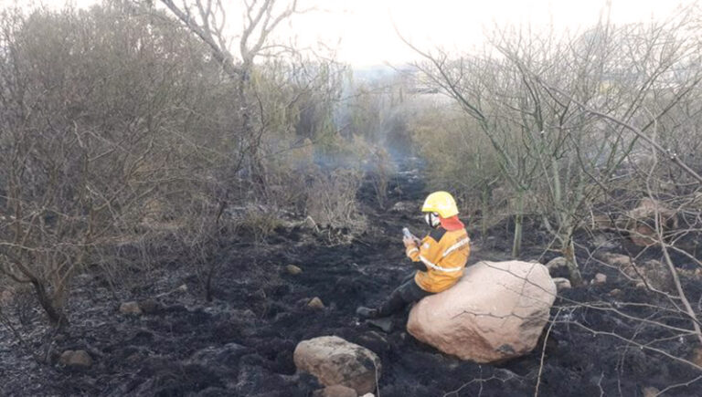 Bombero Incendio Rendir Larioja 30agosto2021