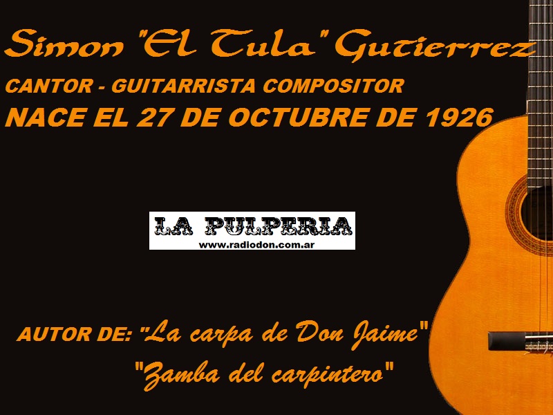 Simon gutierrez el tula