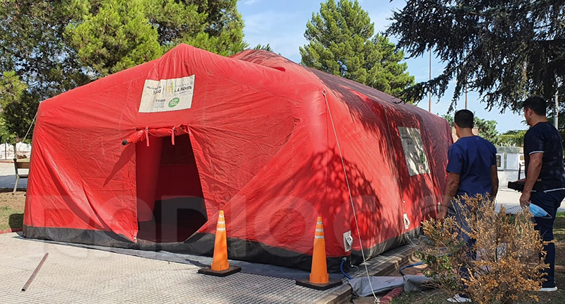 Hospital Pabloflacoste Carpa Hisopados Plaza 11enero2022