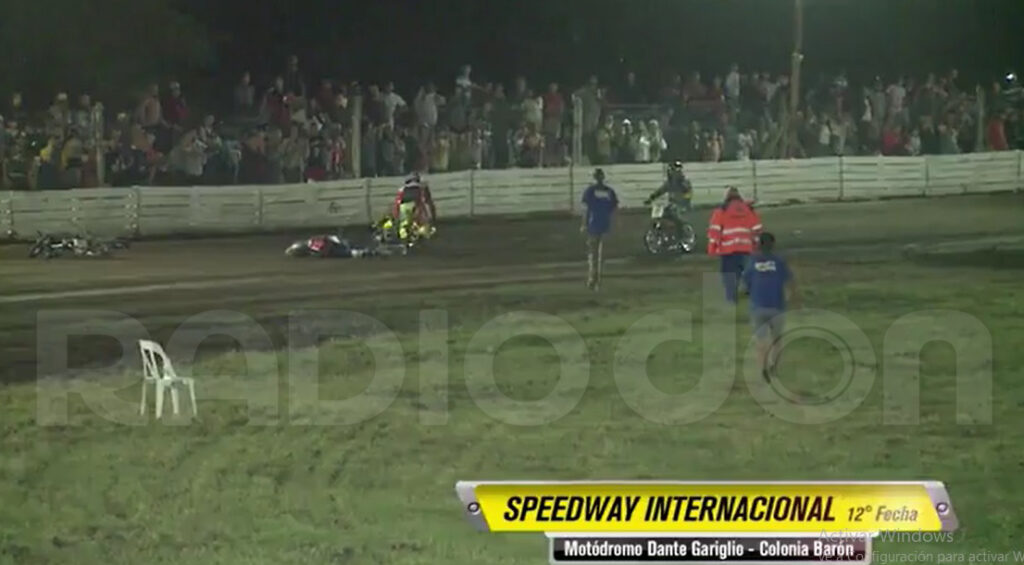 Motociclista castex speedway accidente coloniabaron 29enero2022