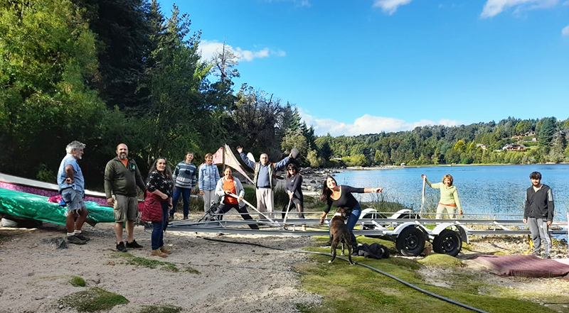 Ong Nahuelrosa Bote Voluntarios Lago 28febrero2022