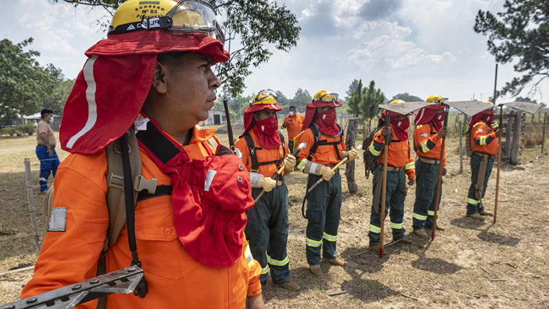 Incendios Corrientes Voluntarios Bolivia 25febrero2022