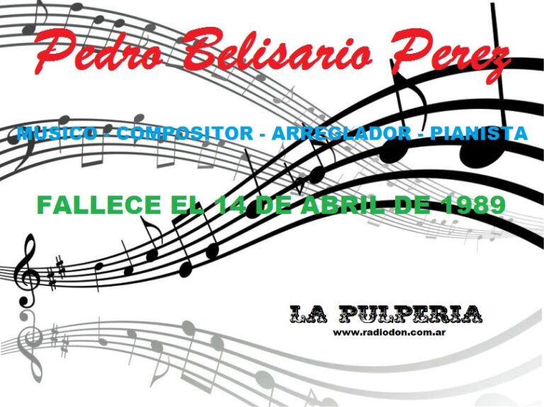 Pedro belisario perez (muere)