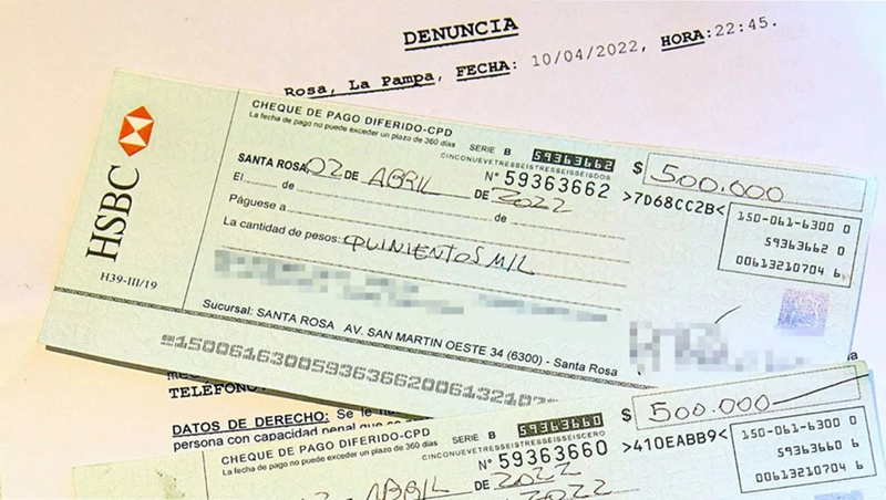 Cheques Estafa Novio Santarosa 11abril2022