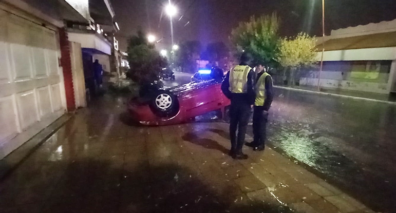 Vuelco corsa policia 10abril2022