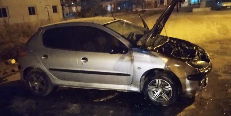 Peugeot206 Incendio Castex 14junio2022