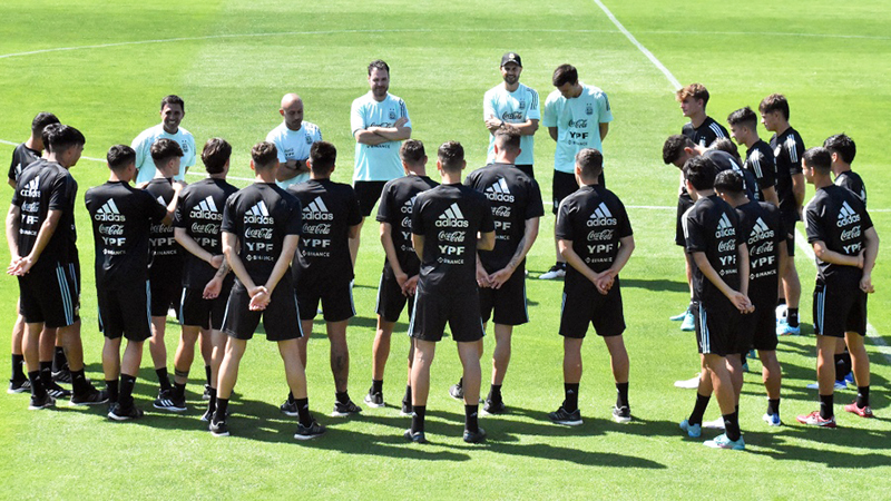 Seleccionargentina Sub20 Mascheranojavier Entrenamiento 22julio2022