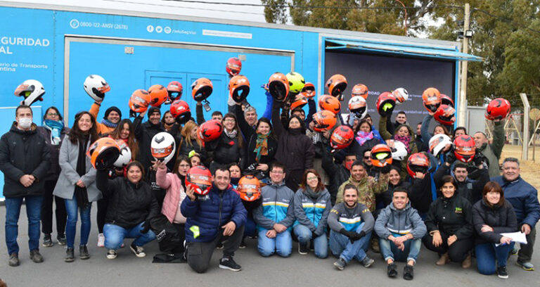 Cascos motociclistas entrega seguridadvial saludo 1julio2022