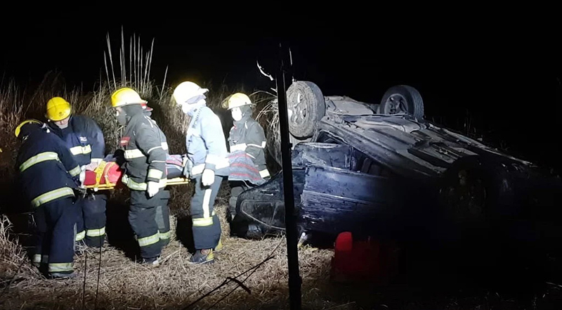 Choque Rutaprovincial1 Hospitalizados Policia 3julio2022