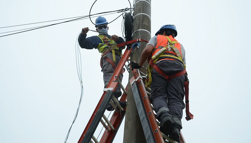 Fibra Optica Trabajadores Tendido 10agosto2022