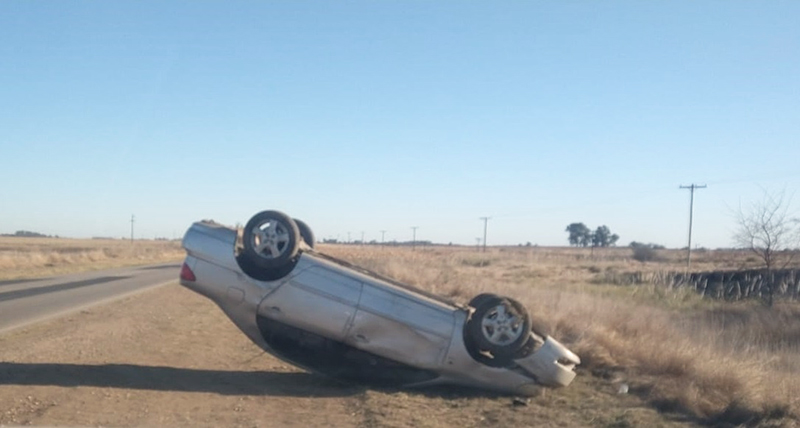 Vuelco Toyota Corolla Generalpico Speluzzi Alcoholizado 28agosto2022