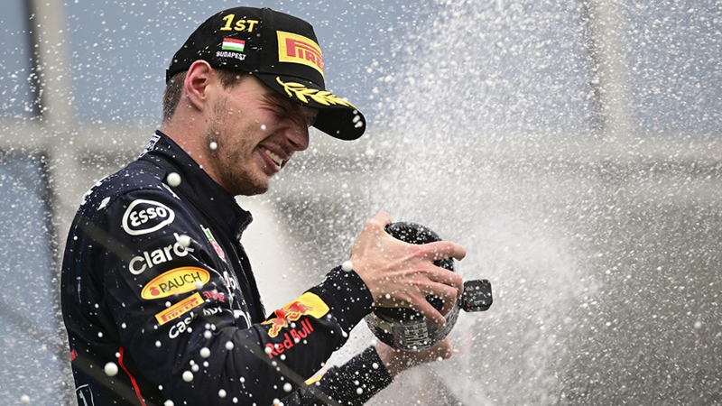 Verstappenmax festejo monza 12setiembre2022