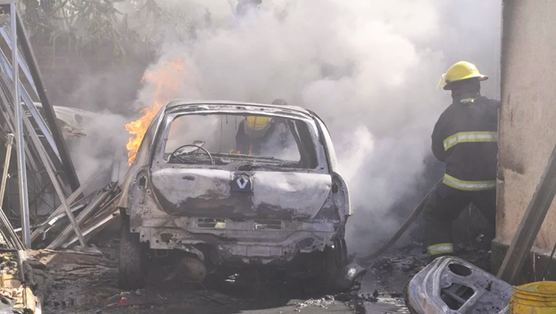 Auto Incendio Bombero Expareja 5setiembre2022