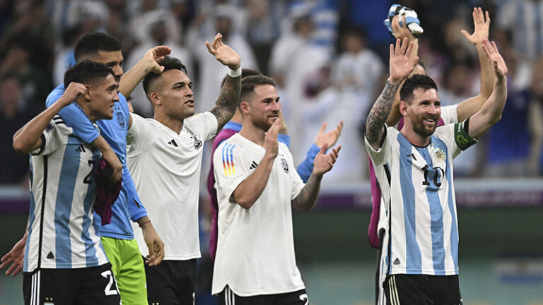 Qatar2022 macallisteralexis messilionel festejo mexico 27noviembre2022