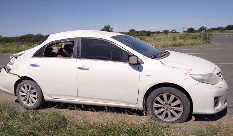 Toyotacorolla Vuelco Cruce Luantoro 29noviembre2022