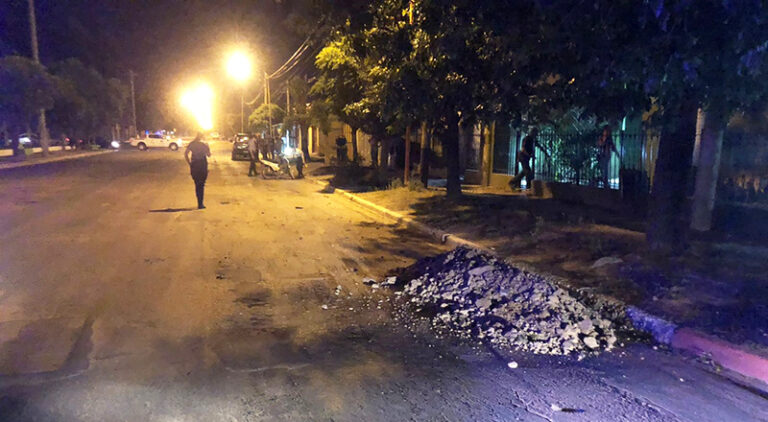 Motociclista choque policia castex 5noviembre2022