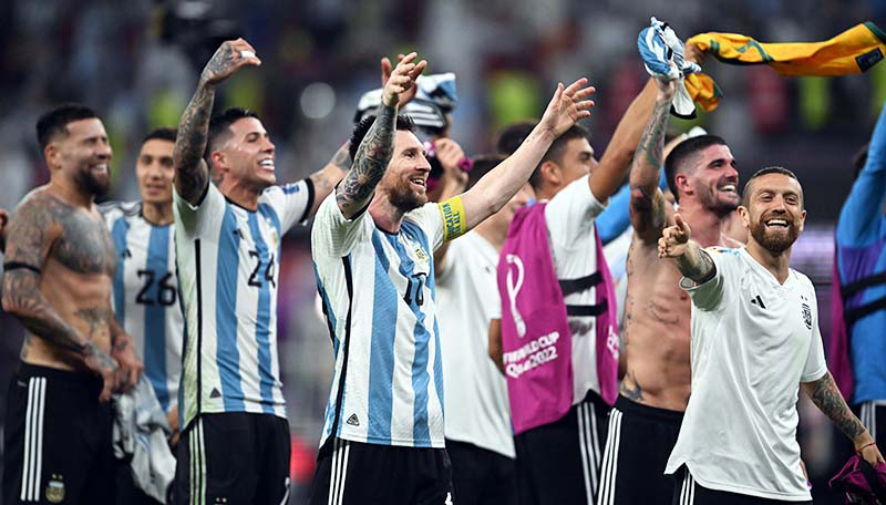 Qatar2022 messilionel jugadores festejo australia 3diciembre2022