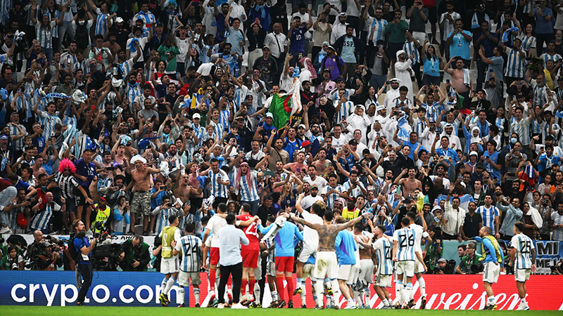 Qatar2022 futbolistas hinchada 14diciembre2022