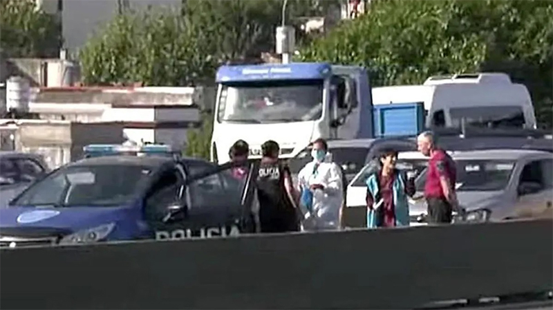 Pareja accidente