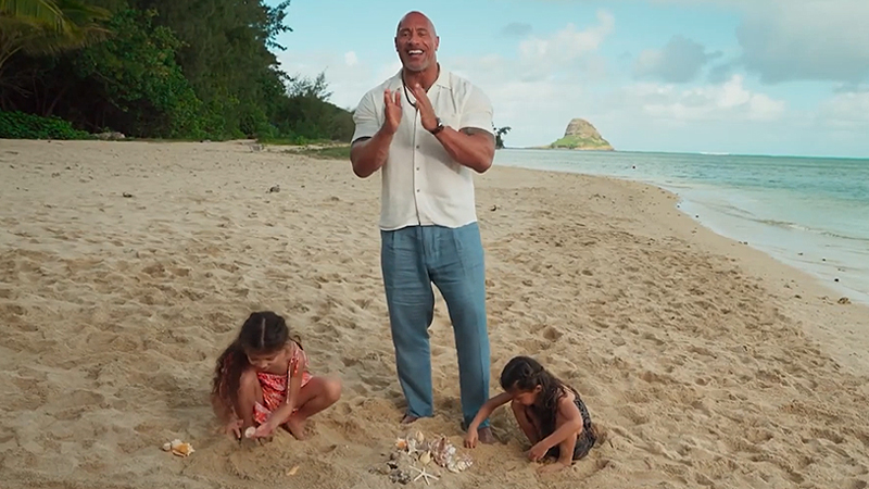 The rock moana