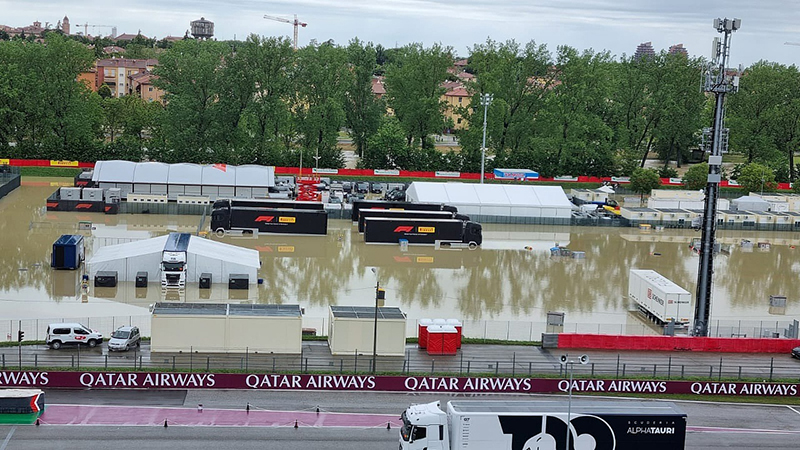 Inundaciones autodromo italia 19mayo2023
