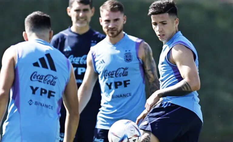 Macallisteralexis seleccionargentina entrenamiento china 13junio2023