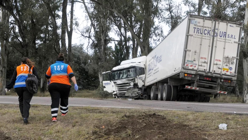 Camion Choque Fallecido Rutanacional5 Santarosa 25junio2023